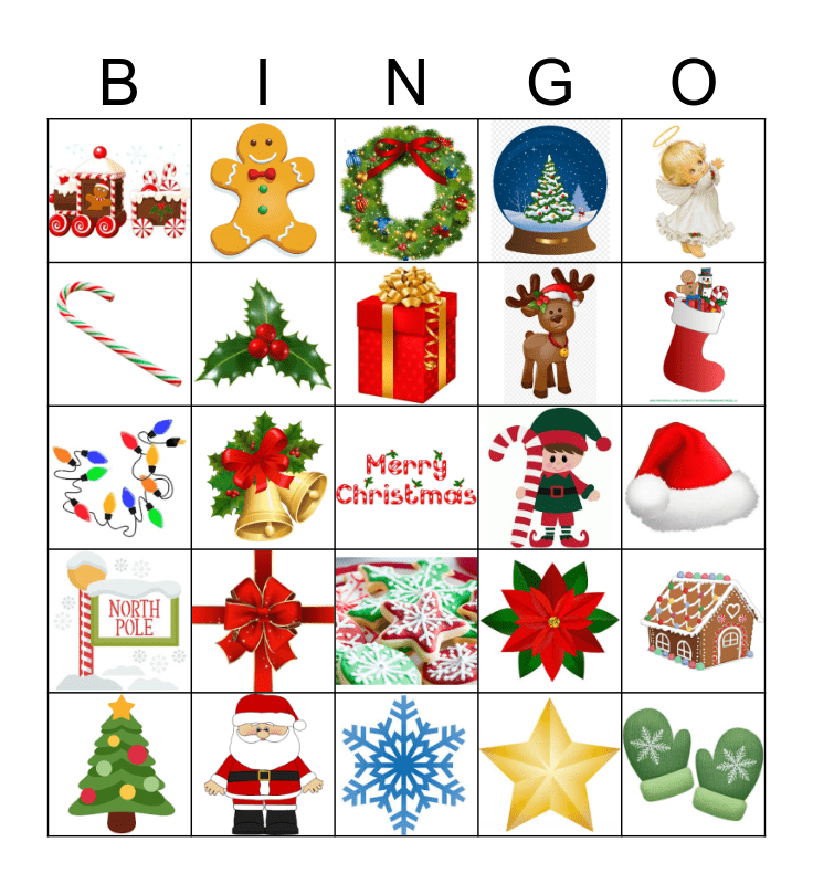 Christmas Bingo Card