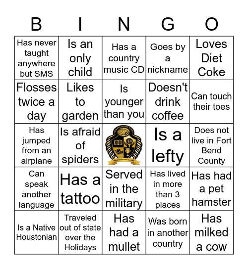 Getting to Know you JAG Bingo  Bingo Card