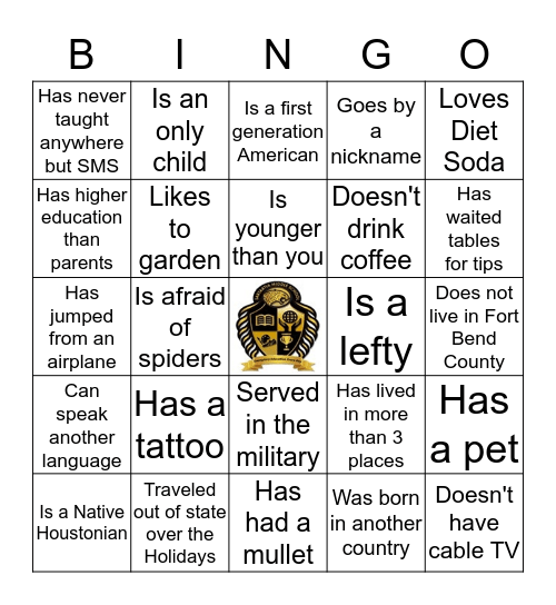 Getting to Know you JAG Bingo  Bingo Card