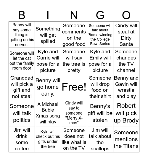 Baker Bingo