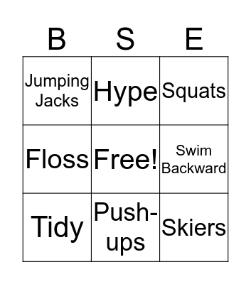 Tic Tac Toe Bingo Card