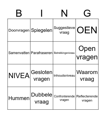 B I N G O SoCoVa Bingo Card