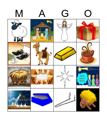 Bingo del Dia de los Reyes Magos Bingo Card