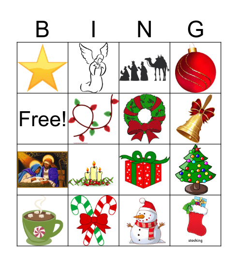 Christmas BINGO Card