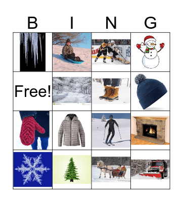 Winter Bingo! Bingo Card