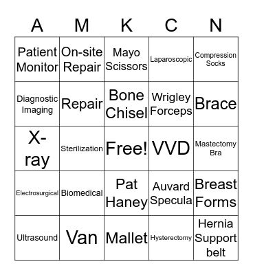 PS Bingo Card