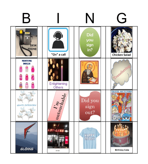LSS LOTERIA Bingo Card