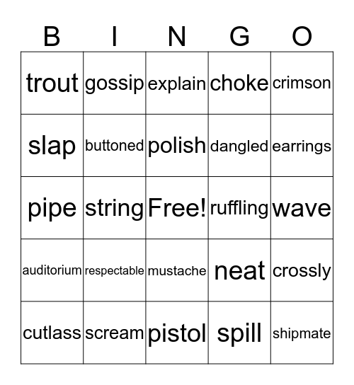 Chrstmas Bingo Game Bingo Card