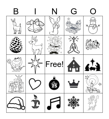 Christmas Bingo Card
