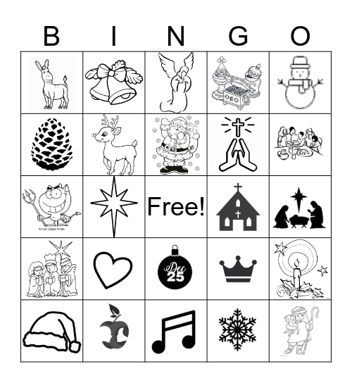 Christmas Bingo Card