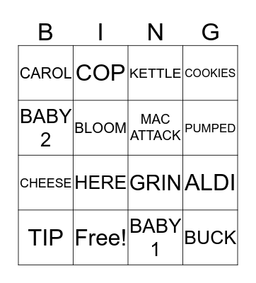 This Christmas Bingo Card