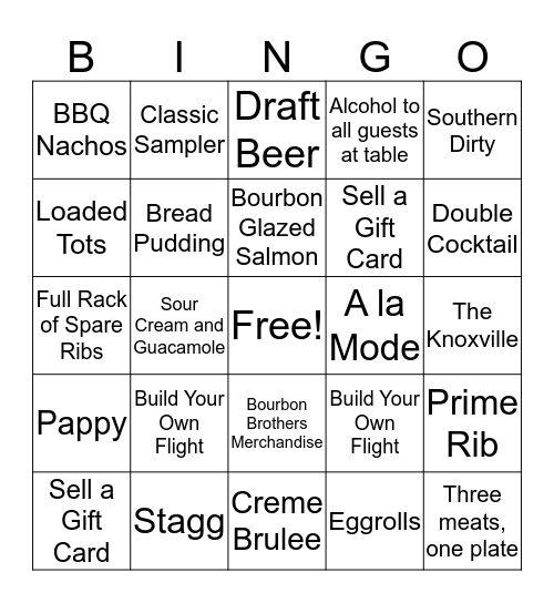 CHRISTMAS BINGO! Bingo Card