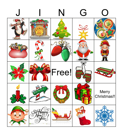 Merry Christmas!!! Bingo Card