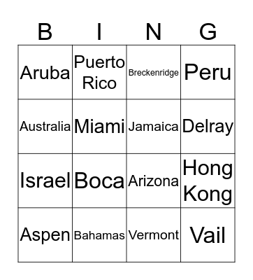 Where Are My Friends on Christmas? Bingo Card