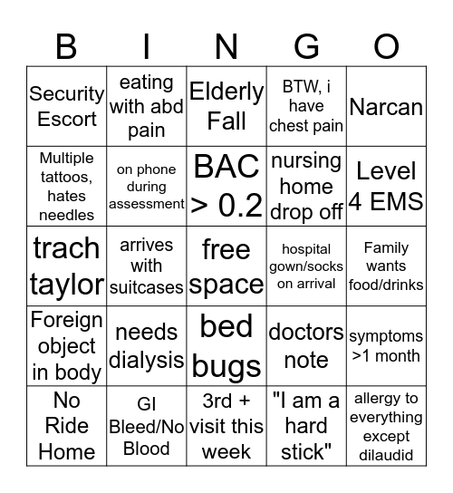 Fami-Leigh Christmas Bingo Card