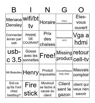 24 décembre Bingo Card