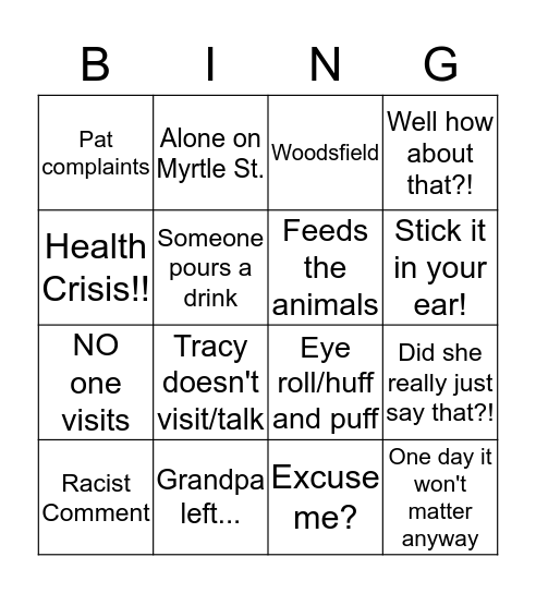 Christmas Bingo Card