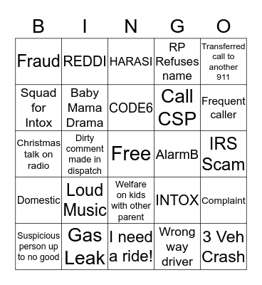 GJRCC Christmas BINGO Card