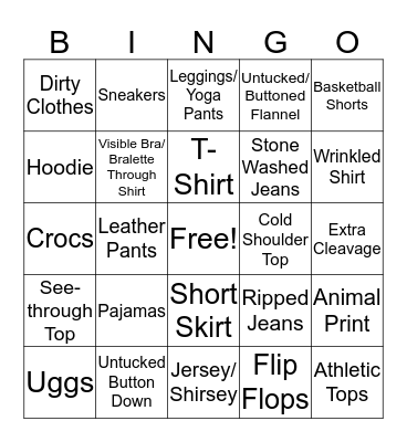 OA BINGO Card