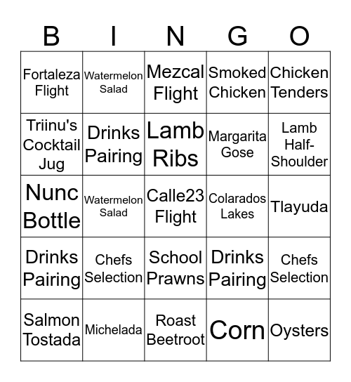 MesaMesa Ding Dong Bingo Card