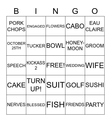 Engagement Bingo Card