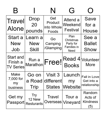 It Will Happen This Year 2019 Bingo Card