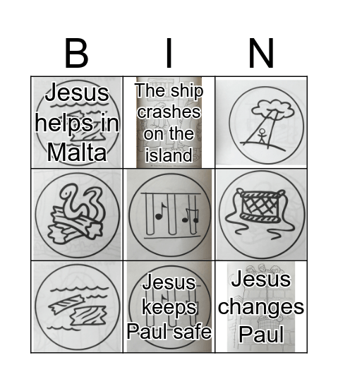 Paul Bingo Card