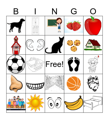 Spanish Bingo Card