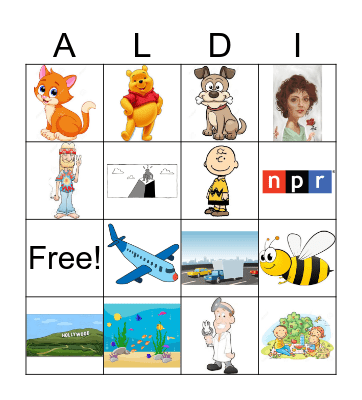 Pat Von Trapp's Favorite Things Bingo Card