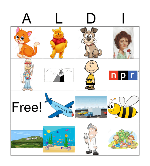 Pat Von Trapp's Favorite Things Bingo Card