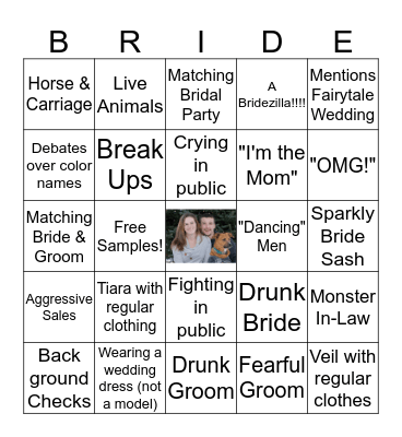 Wedding Expo Bingo Card