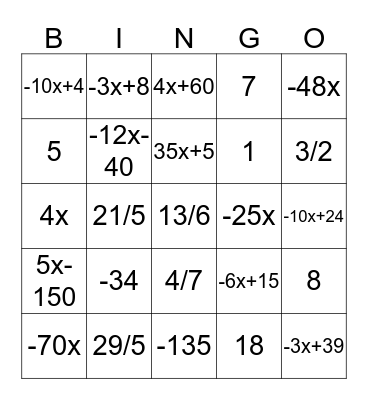 Do You Know? Bingo Card