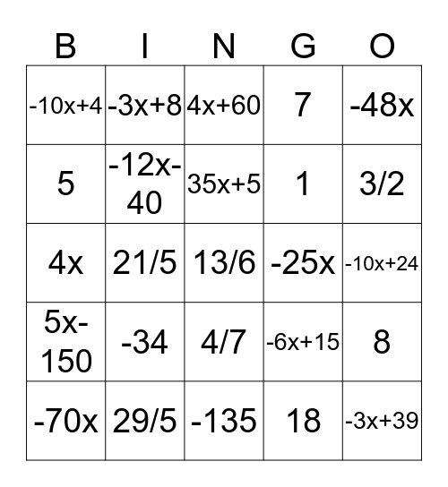 Do You Know? Bingo Card