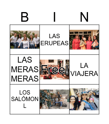 Los Pop Sanchez Bingo Card
