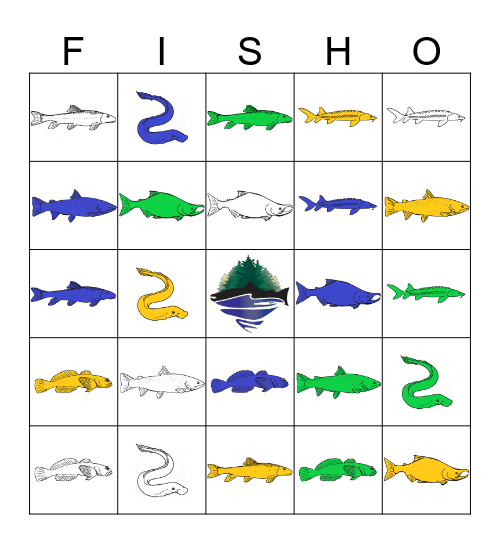 Cascade Columbia Fisheries Enhancement Group Bingo Card