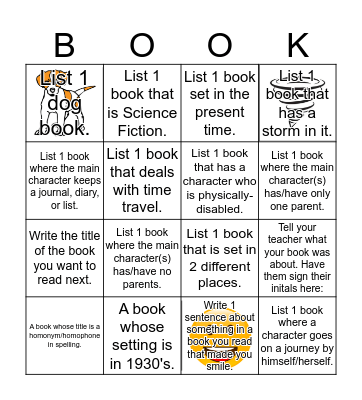 BOOK WARRIOR SCRATCH-OFF BINGO Card
