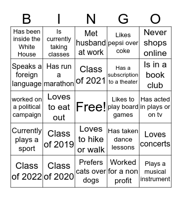 YMSLVO January Meeting Bingo Card