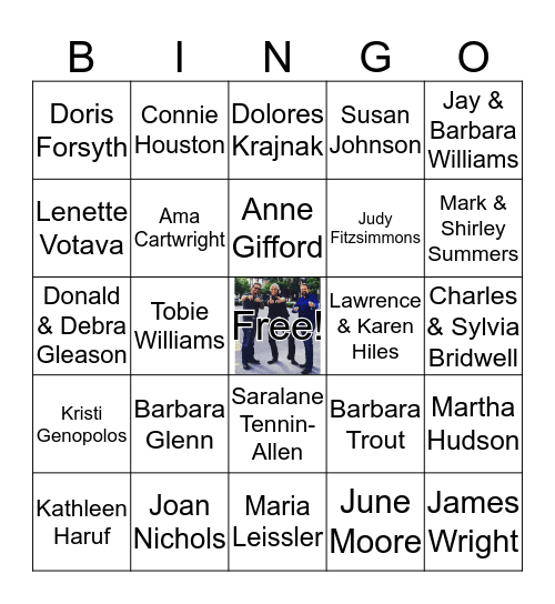 THE TEXAS TENORS Fan Cruise Ice Breaker Bingo Card