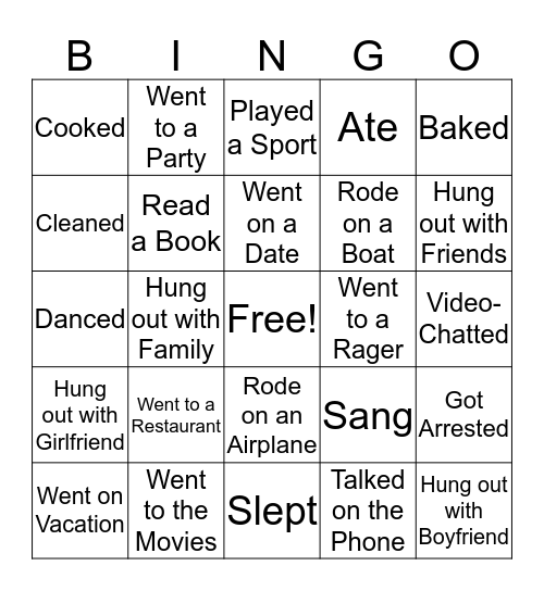 what-did-you-do-over-break-bingo-card