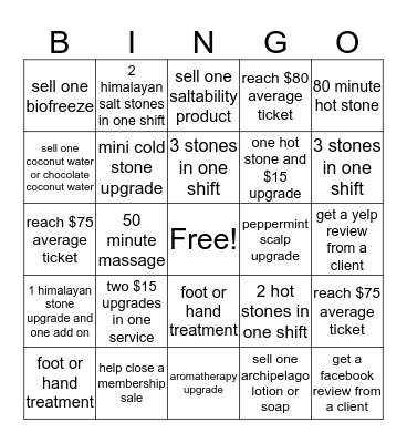 LMT JANUARY BINGO Card