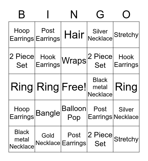 Diva Bingo Card