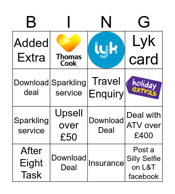 BONKERS PEAKS BINGO Card