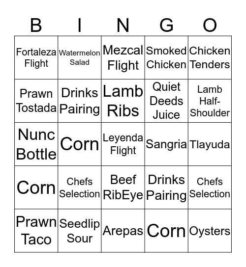 MesaMesa Ding Dong Bingo Card