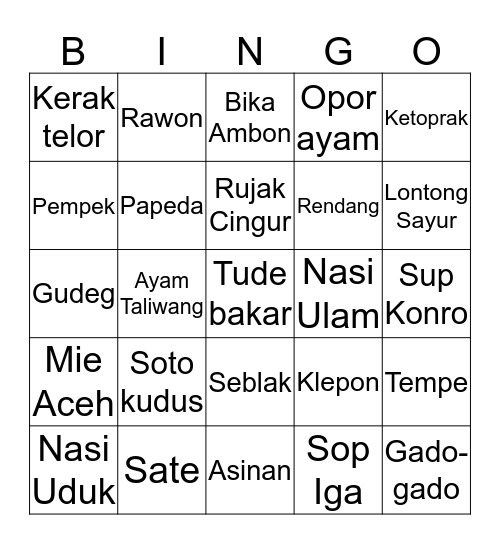 LILYGIEUN!♥️ Bingo Card