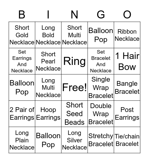 Diva  Bingo Card