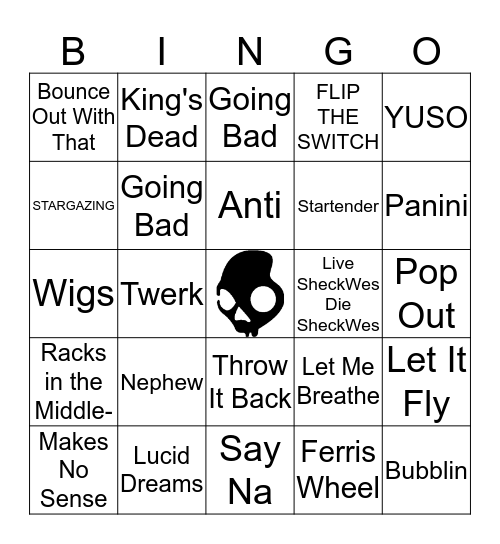 DJ BINGO (Round 2) Bingo Card