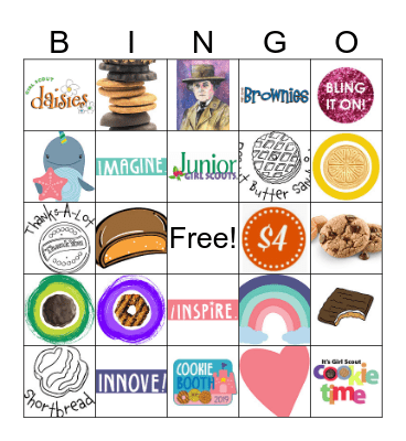 COOKIE TIME Bingo Card