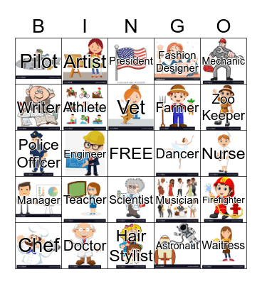 Career Bingo Card