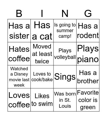 Not your grandma's bingo Card