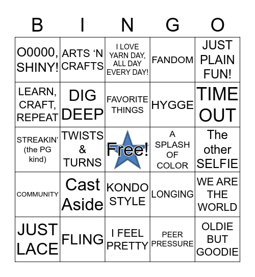 Scavenger Hunt: The Bingo Edition Bingo Card